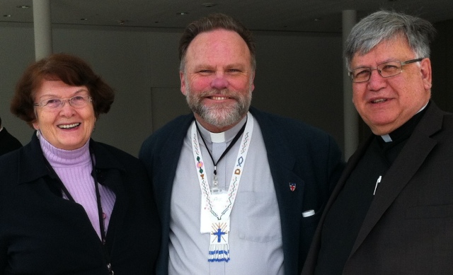 Jan Osborne, Dean Paul N. Johnson, Dean Emeritus Bob Osborne - Toronto, April 2013